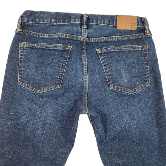 GAP DENIM True Skinny Classic Rise Blue Denim Jeans Women's Size 31X32 - Picture 4 of 8